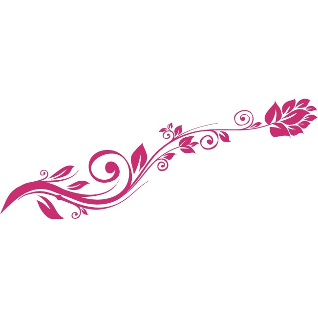 Sticker auto - Levantica stilizata - Magenta - 119x45 cm
