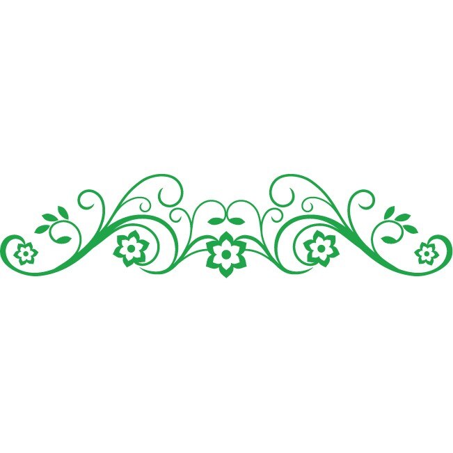 Sticker auto - Squill - Verde - 50x11 cm