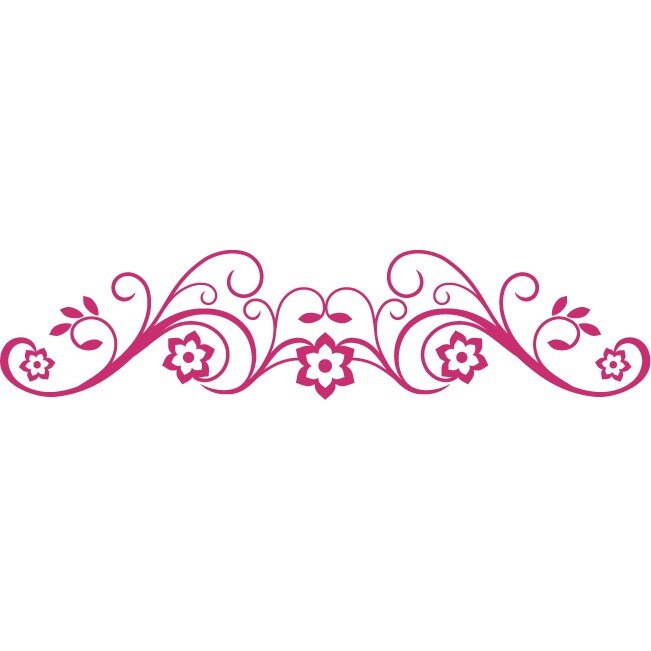 Sticker auto - Squill - Magenta - 50x11 cm