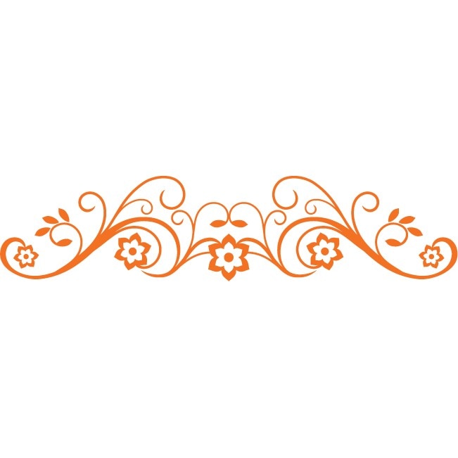 Sticker auto - Squill - Portocaliu - 50x11 cm