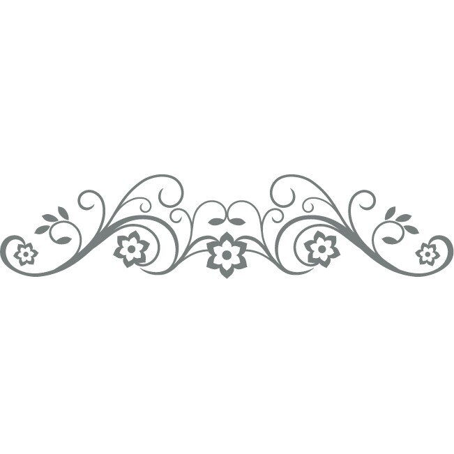 Sticker auto - Squill - Gri Metal - 50x11 cm