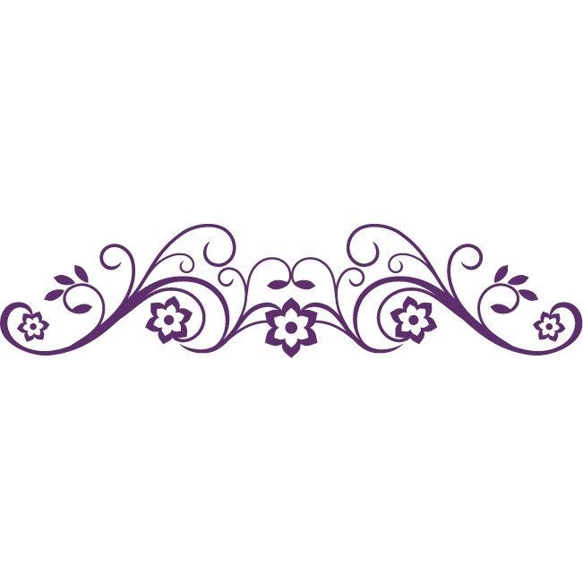 Sticker auto - Squill - Indigo - 50x11 cm