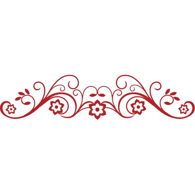 Sticker auto - Squill - Rosu Cardinal - 50x11 cm