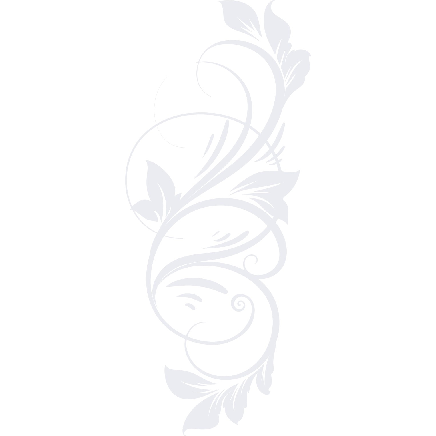 Sticker auto - Agatatoare - Alb polar - 50x117 cm