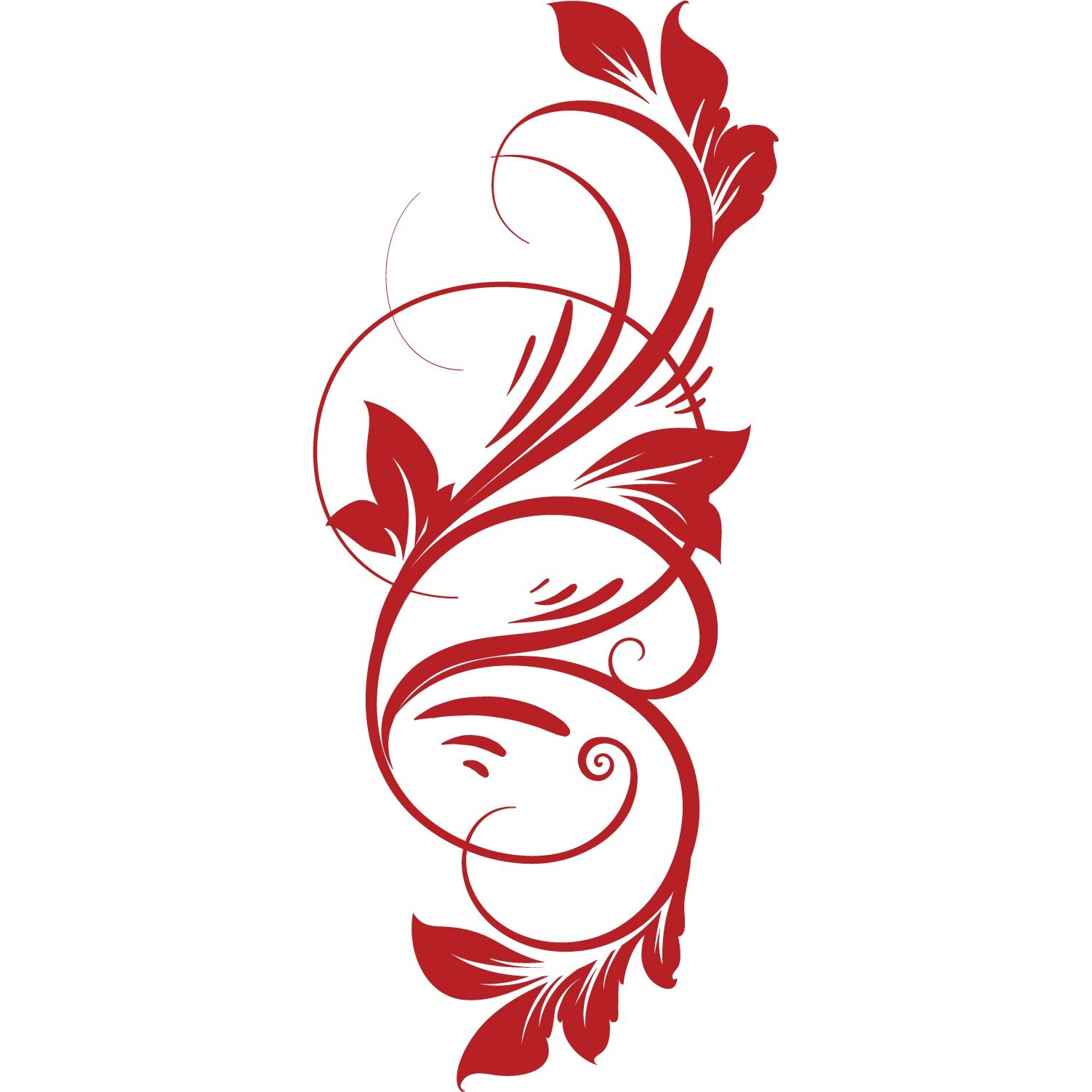 Sticker auto - Agatatoare - Rosu Cardinal - 50x117 cm