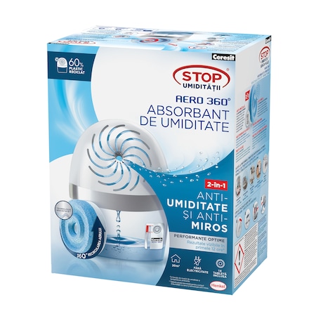 Absorbant umiditate Ceresit Aero 360, 450 g, White