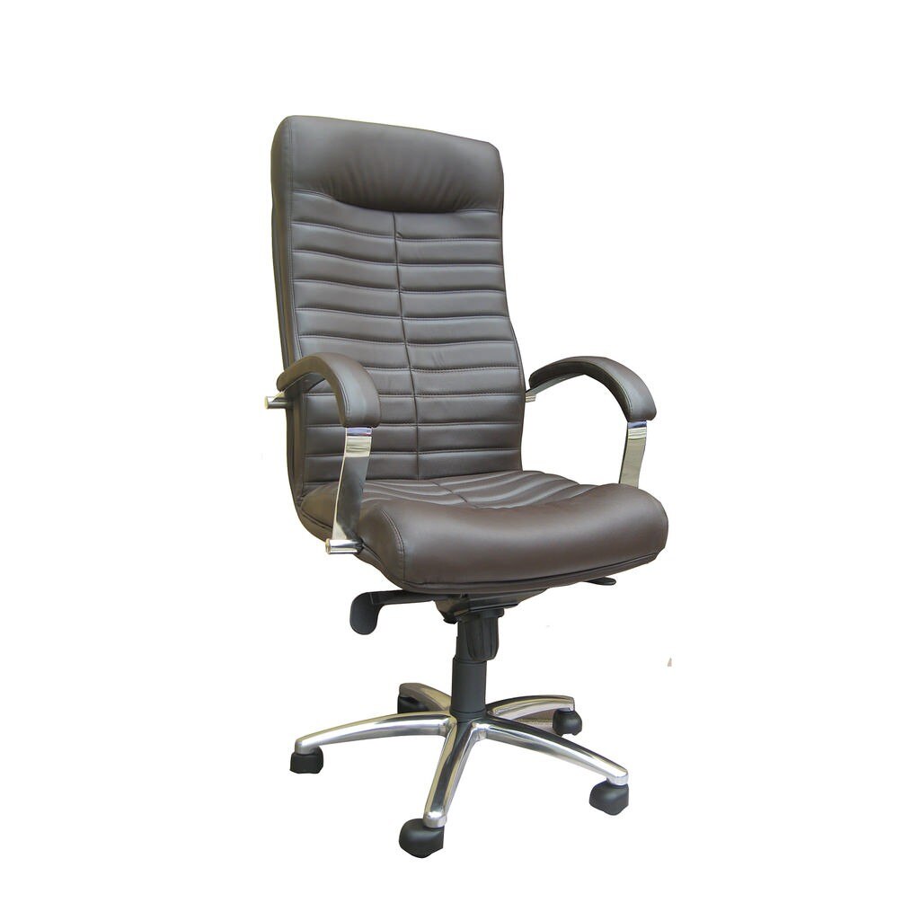 Scaun directorial ORION, Brun inchis piele ecologica