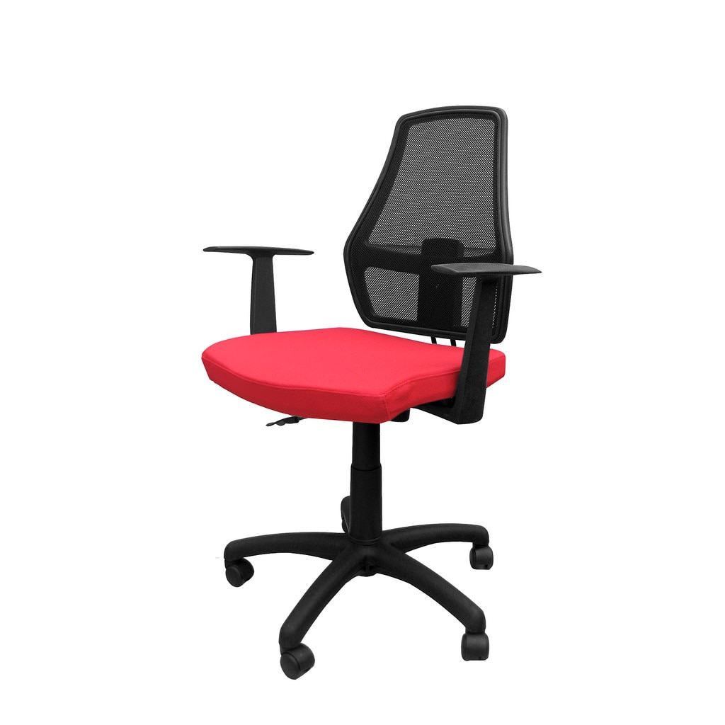 Scaun birou copii FOX 12+ GTP, Rosu-negru stofa fiji