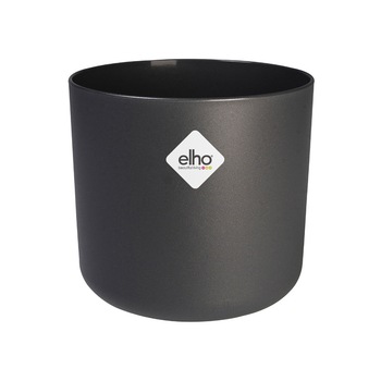 Masca de ghiveci b.for Soft Round cu diametrul de 22 cm pentru plante de interior antracit Masca de ghiveci b.for Soft Round cu diametrul de 22 cm pentru plante de interior antracit