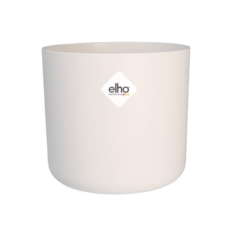 Masca de ghiveci b.for Soft Round 25cm alb