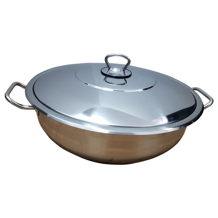 Cratita inox, 32x12cm, 9,6L, Perfect Home