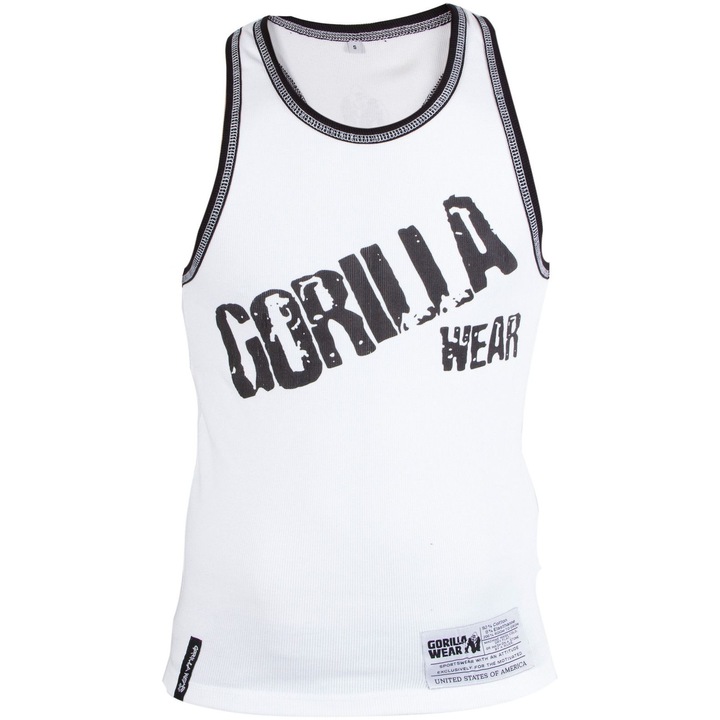 Gorilla Wear Stamina Rib trikó (fehér) (1 db) L