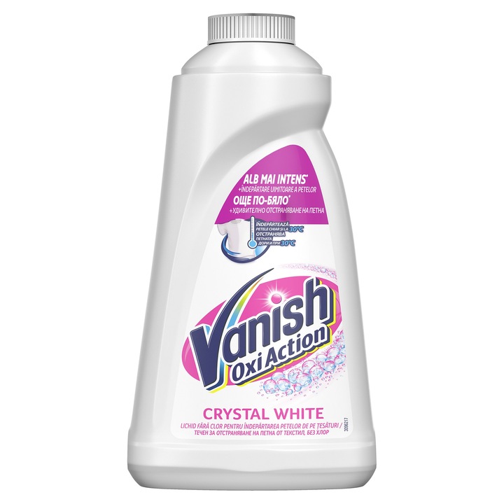 Solutie pentru indepartarea petelor Vanish Crystal White Oxi Action 2l