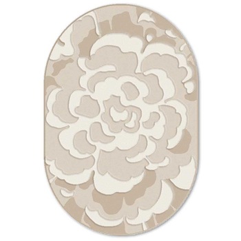 Covor sintetic Soho 1952-2-15055, 200x300cm, Bej/Alb, Model modern floral Covor sintetic Soho 1952-2-15055, 200x300cm, Bej/Alb, Model modern floral