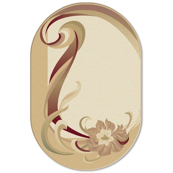 Covor lana 100% Premium 281-2-51035, 200x300cm, Bej/Rosu, Model clasic floral Covor lana 100% Premium 281-2-51035, 200x300cm, Bej/Rosu, Model clasic floral