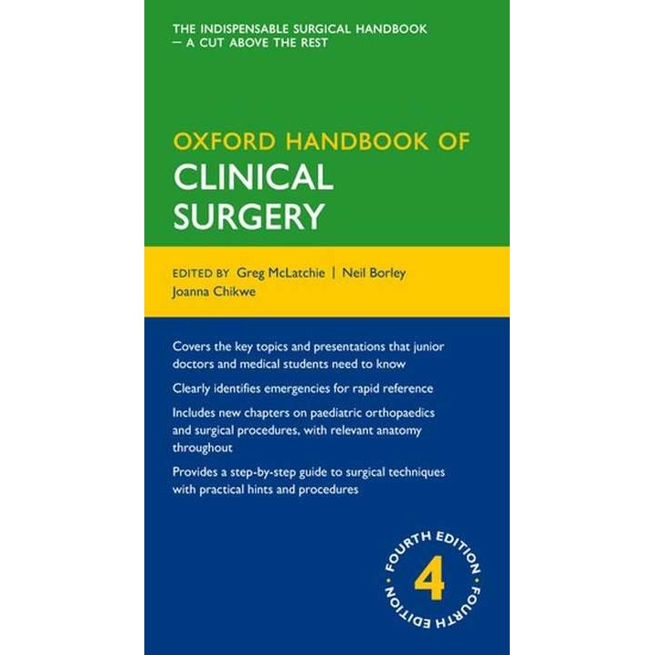 Oxford Handbook of Clinical Surgery de Greg McLatchie
