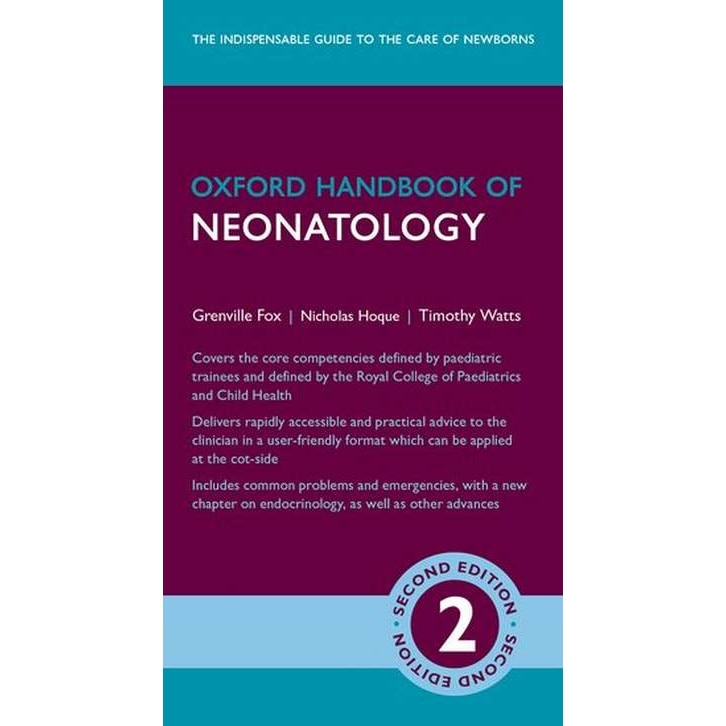 Oxford Handbook of Neonatology de Grenville Fox