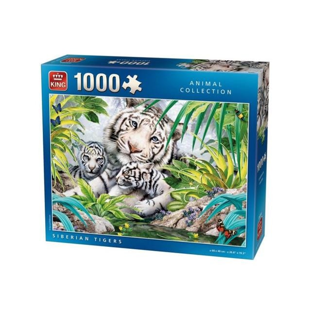 Puzzle King Tigrul siberian 1000 piese