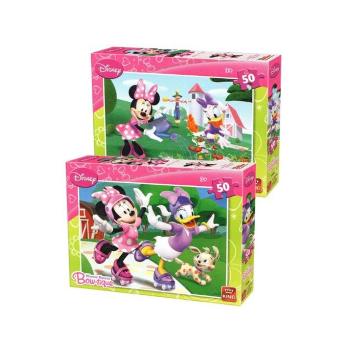 Puzzle Walt Disney Minnie si Daisy 50 piese