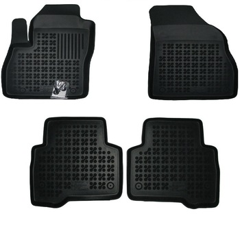 Set 4 covorase interior din cauciuc stil tavita MAGSTAR LUX dedicate, compatibile cu Fiat Qubo 2008-, Negru Set 4 covorase interior din cauciuc stil tavita MAGSTAR LUX dedicate, compatibile cu Fiat Qubo 2008-, Negru