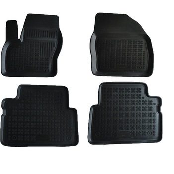 Set 4 covorase interior din cauciuc stil tavita MAGSTAR LUX dedicate, compatibile cu Ford Focus C-Max 2003-2010, Negru Set 4 covorase interior din cauciuc stil tavita MAGSTAR LUX dedicate, compatibile cu Ford Focus C-Max 2003-2010, Negru