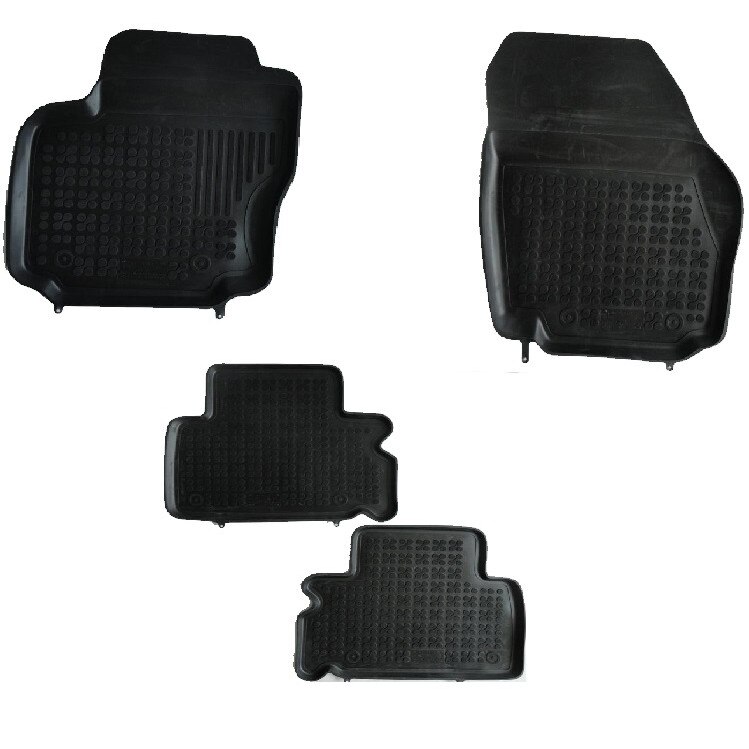 Set 4 covorase interior din cauciuc stil tavita MAGSTAR LUX dedicate, compatibile cu Ford Galaxy II 2006-, Negru