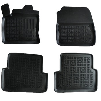 Set 4 covorase interior din cauciuc stil tavita MAGSTAR LUX dedicate, compatibile cu Ford Focus I 1998-2005, Negru Set 4 covorase interior din cauciuc stil tavita MAGSTAR LUX dedicate, compatibile cu Ford Focus I 1998-2005, Negru