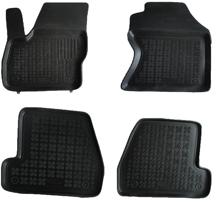 Set 4 covorase interior din cauciuc stil tavita MAGSTAR LUX dedicate, compatibile cu Ford Focus III 2011-, Negru