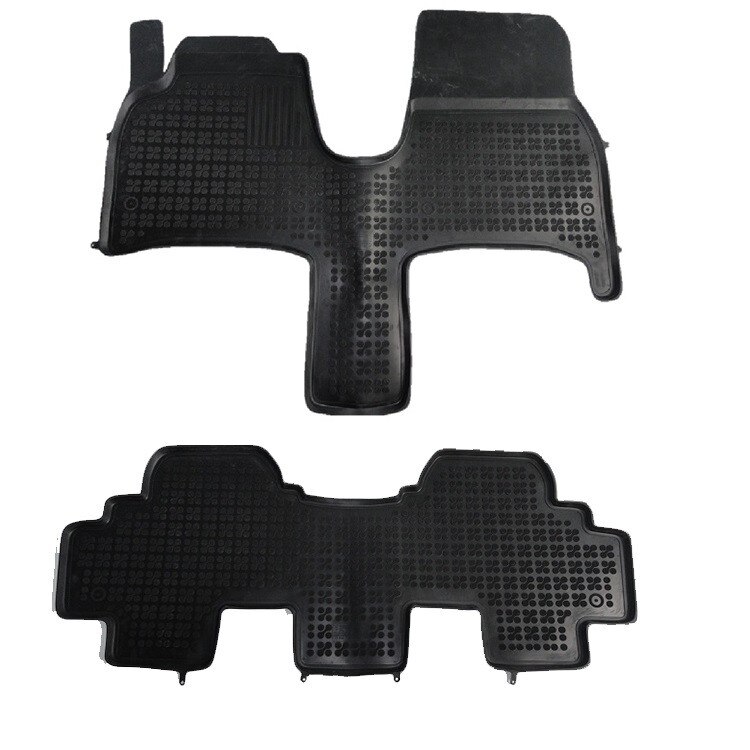 Set 2 covorase interior din cauciuc stil tavita MAGSTAR LUX dedicate, compatibile cu FIAT Ulysse 2002-2010, Negru