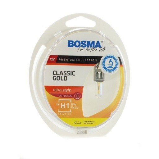 Bec auto H1 Classic Gold 12V 55W Bosma 1Set