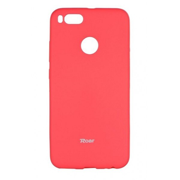 Husa TPU Silicon Mat Roar Xiaomi Mi A1, Roz