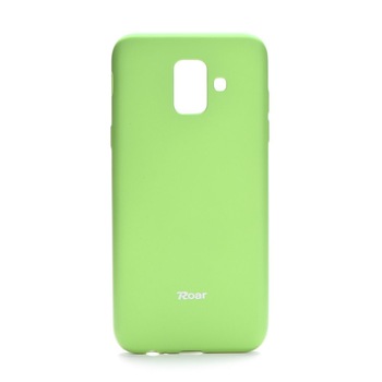 Husa TPU Silicon Mat Roar Samsung Galaxy A6 Plus 2018, Verde Lime Husa TPU Silicon Mat Roar Samsung Galaxy A6 Plus 2018, Verde Lime