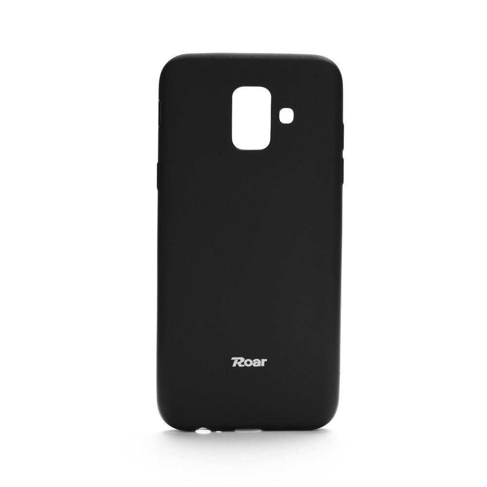 Husa TPU Silicon Mat Roar Samsung Galaxy A6 Plus 2018, Negru