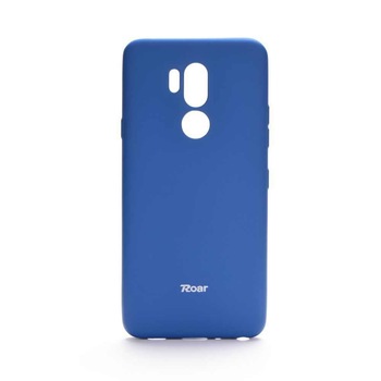 Husa TPU Silicon Mat Roar LG G7 ThinQ, Albastru Husa TPU Silicon Mat Roar LG G7 ThinQ, Albastru