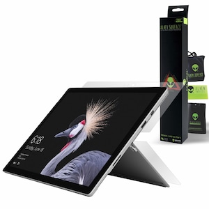 Folie Alien Surface HD, Microsoft Surface Pro 12.3 inch (2017), protectie spate + Alien Fiber cadou