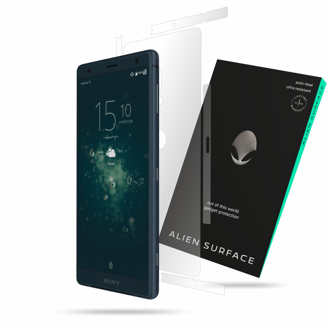 Folie Alien Surface, Sony Xperia XZ2, protectie spate, laterale