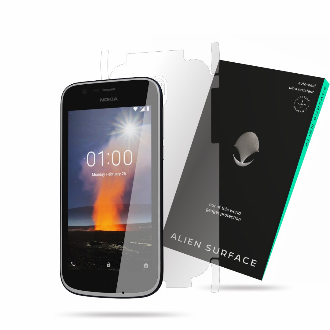 Folie Alien Surface, Nokia 1 (2018), protectie spate, laterale