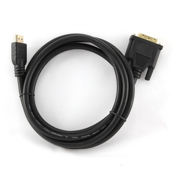 Pachet 2 x Cablu de date HDMI-DVI , 1.8m, 24 +1, DL, ferita - retail, 04698 Pachet 2 x Cablu de date HDMI-DVI , 1.8m, 24 +1, DL, ferita - retail, 04698