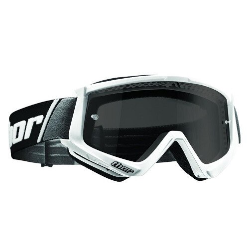 Ochelari atv/cross Thor culoare alb/negru