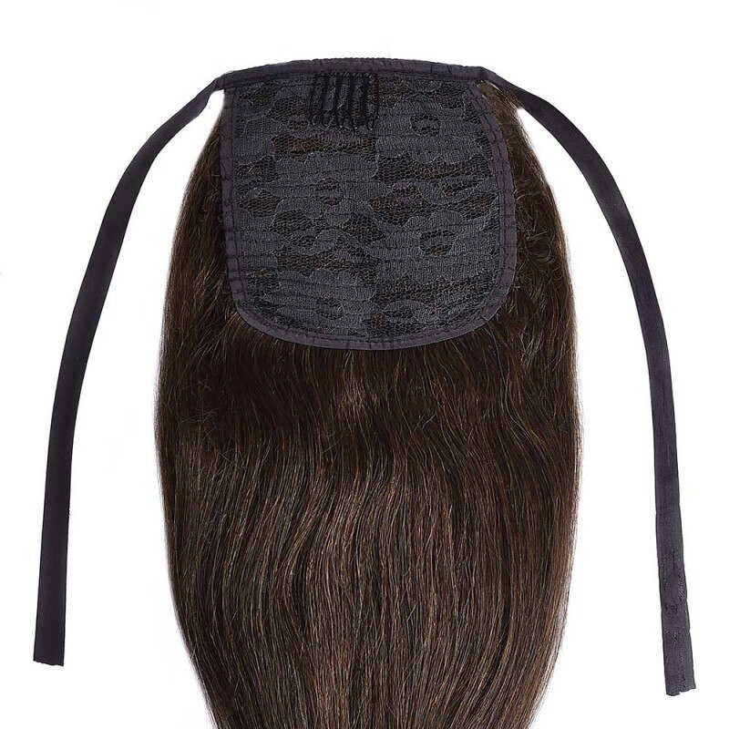 Par Strans Cozi Par Natural Volum 50cm 140gr Saten Ciocolatiu #4 - eMAG.ro