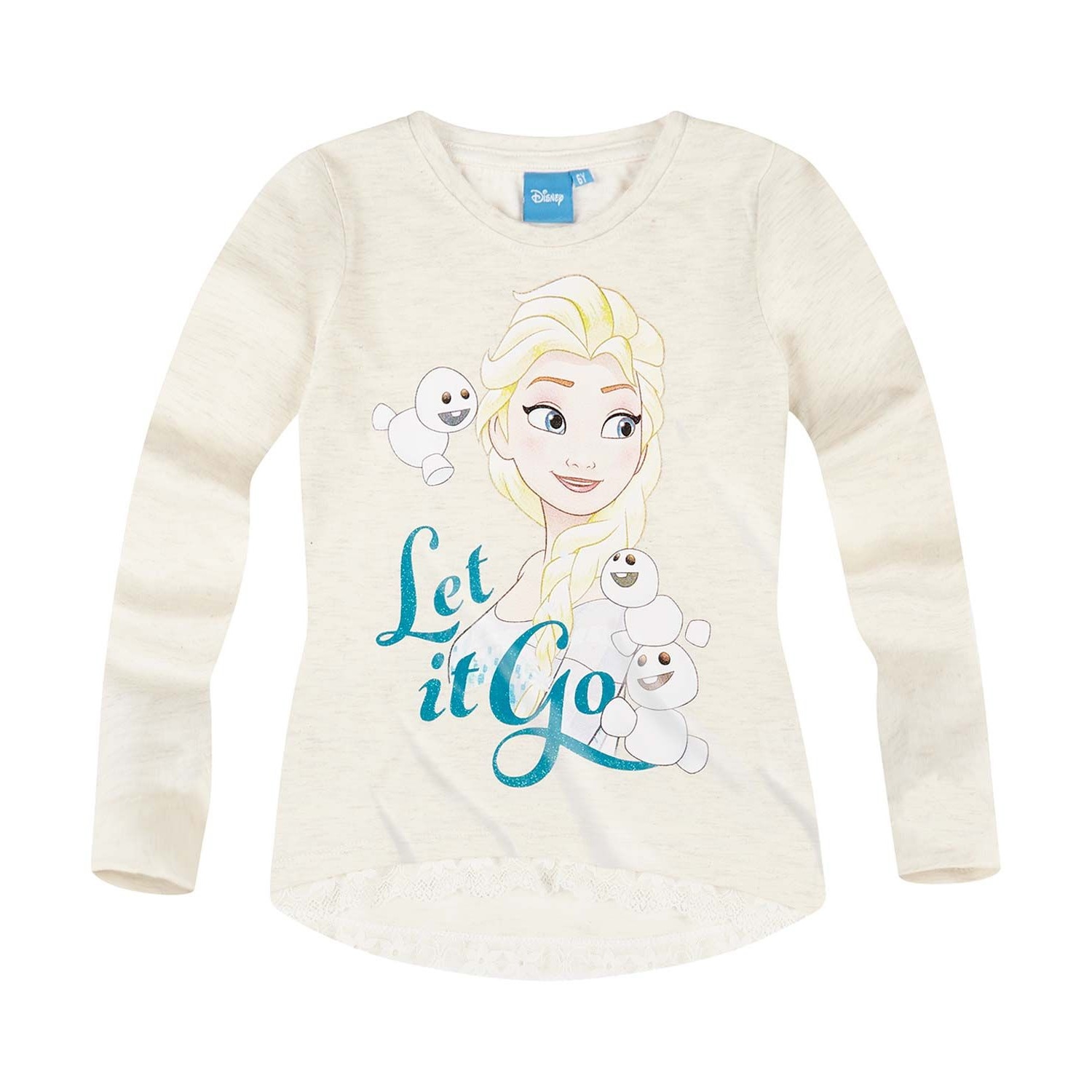 Bluza cu maneca lunga Disney Frozen ivory