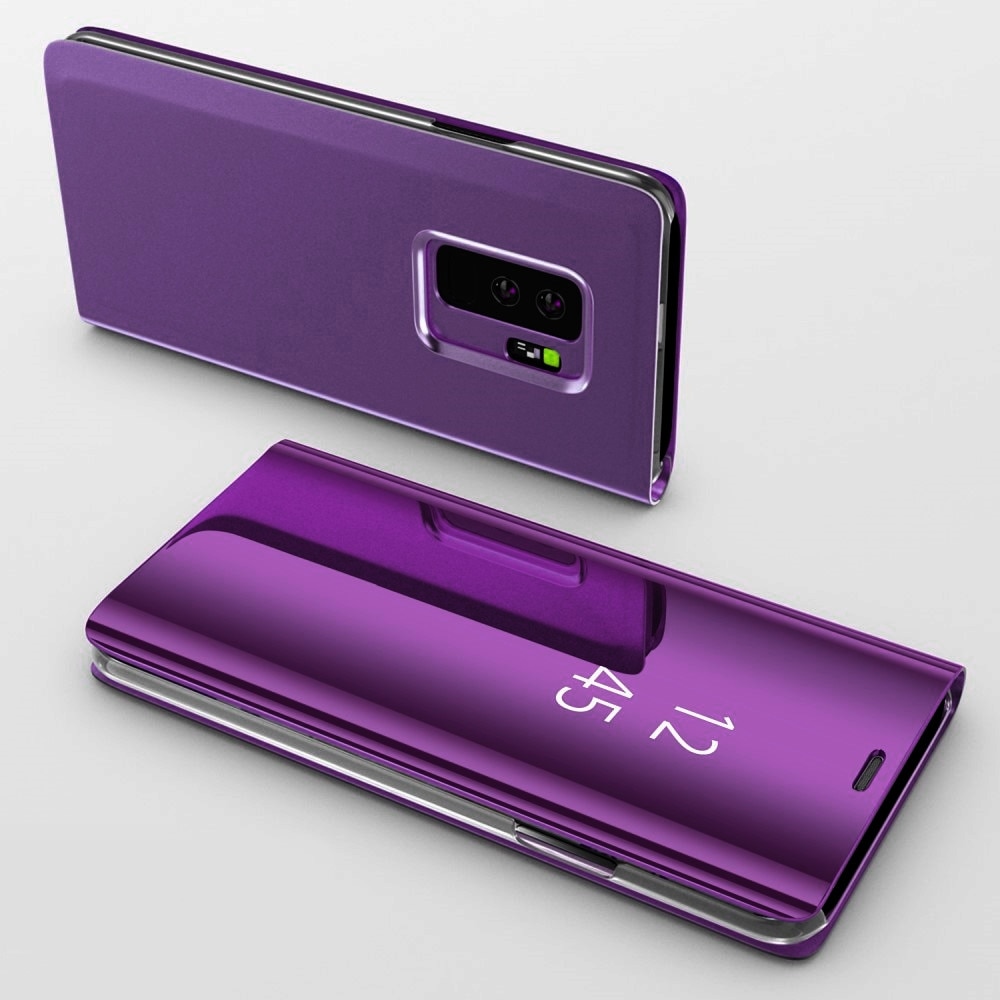 allowance Remain saint Husa Samsung Galaxy S9 Plus - Flip Mirror tip Carte, Capac translucid,  violet - eMAG.ro