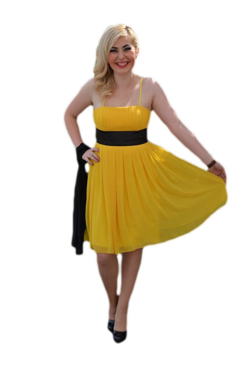 Rochie seducatoare , D&J Exclusive, Galben