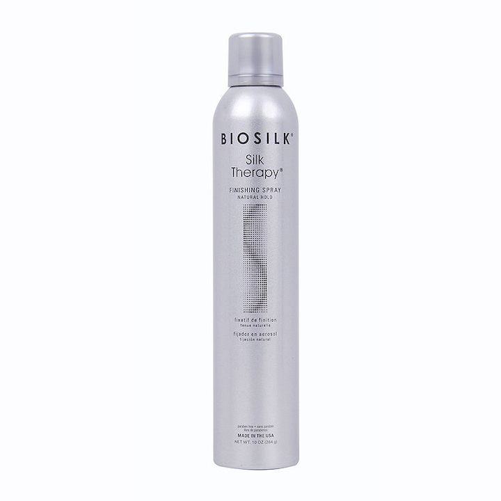 Fixativ Biosilk, Silk Therapy Finishing Natural Hold Hair Spray, 284 ml