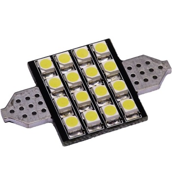 Set 2 becuri LED SOFIT 36MM 16 SMD 1210 12V ALBASTRU Set 2 becuri LED SOFIT 36MM 16 SMD 1210 12V ALBASTRU