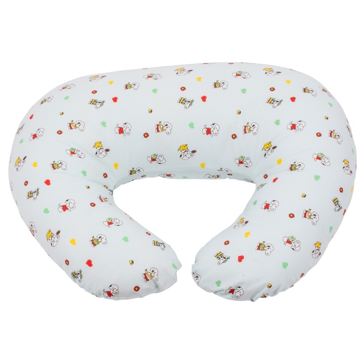 Perna pentru alaptare cu husa din bumbac Snoopy catelusul