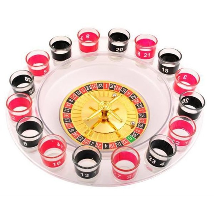 Palmonix Rulett játék 16 pohárral, rulett átmérője 29 cm