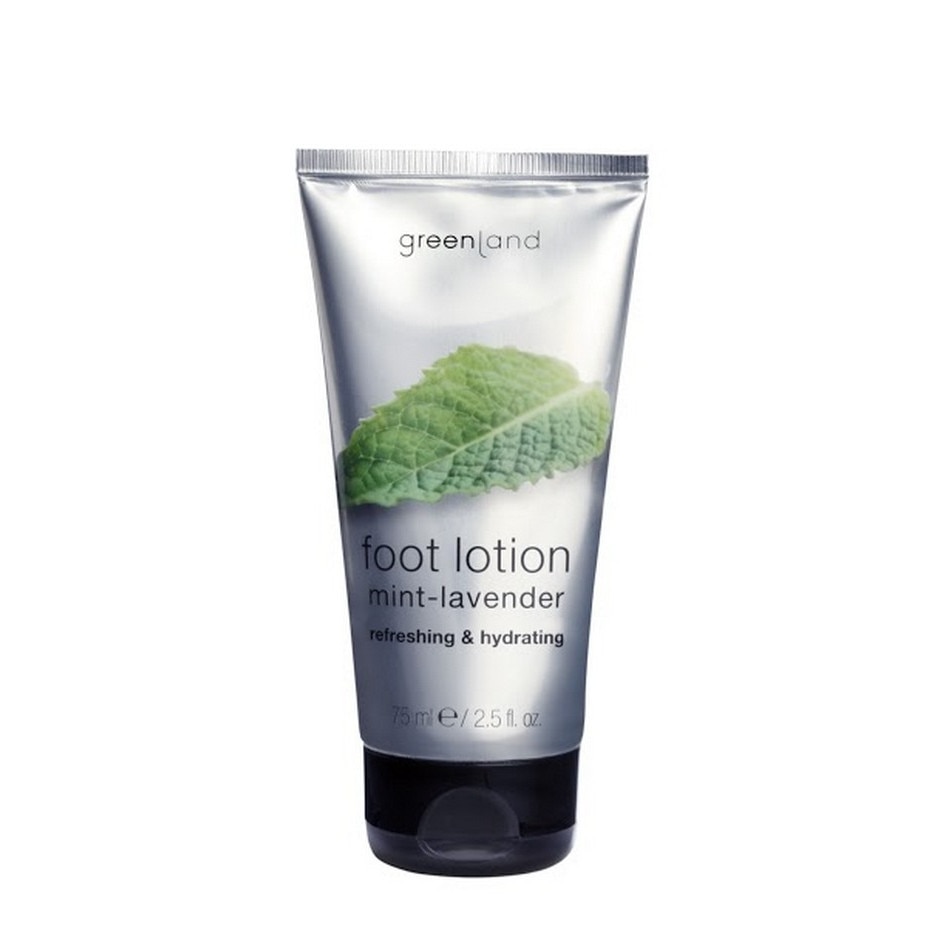 Exfoliant picioare, cu menta si levantica, Greenland, 75 ml