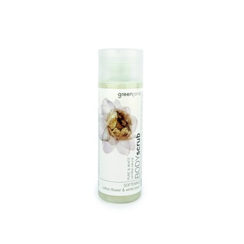 Exfoliant corp Greenland cu floare de bumbac si lotus, 200 ml Exfoliant corp Greenland cu floare de bumbac si lotus, 200 ml