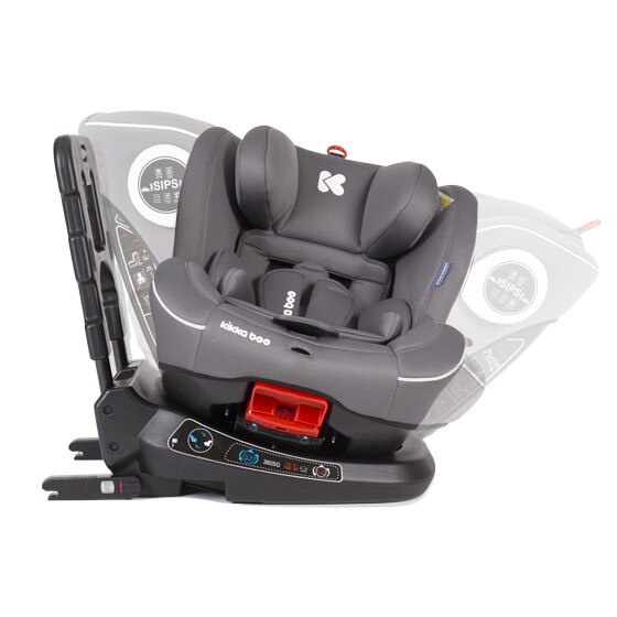 Scaun auto rotativ cu isofix 0-25 kg Twister Gray